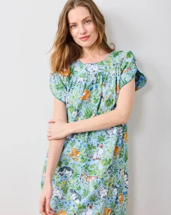 Retro Dreams Nightgown in Must Love Cats
