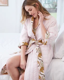 Reversible Quilted Robe in Bagheera