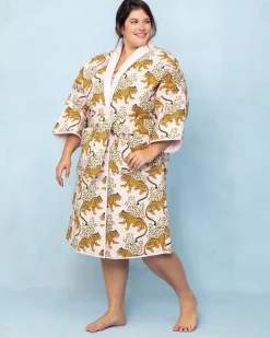 Reversible Quilted Robe in Bagheera