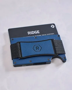 Ridge Wallet in Navy Blue