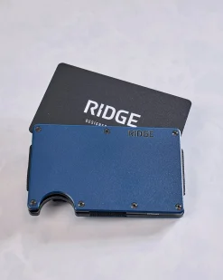 Ridge Wallet in Navy Blue