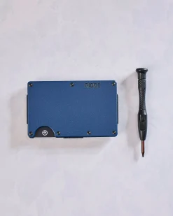 Ridge Wallet in Navy Blue