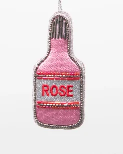 Rose Bottle Embellished Ornaments in Rose Bottle