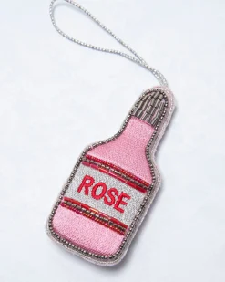 Rose Bottle Embellished Ornaments in Rose Bottle