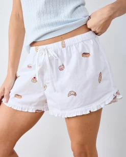 Ruffle Shorts Bundle in Taffy Stripes & Freshly Baked