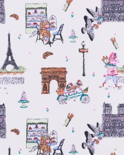 Ruffle Short Set in Paris Getaway