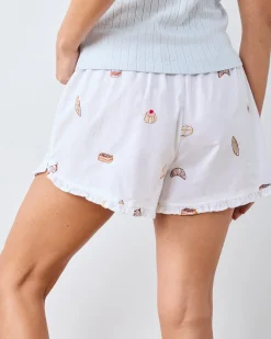 Ruffle Shorts in Freshly Baked