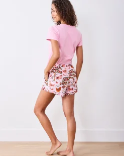 Ruffle Shorts in Hen House