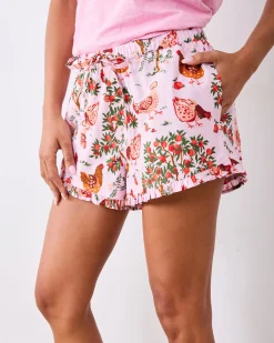 Ruffle Shorts in Hen House