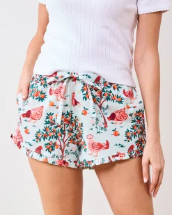Ruffle Shorts in Hen House