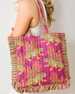 Ruffle Tote in Bagheera