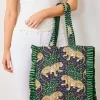 Ruffle Tote in Bagheera