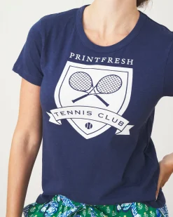 Saturday Graphic Tee in Tennis Club