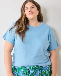 Saturday Tee in Sky Blue