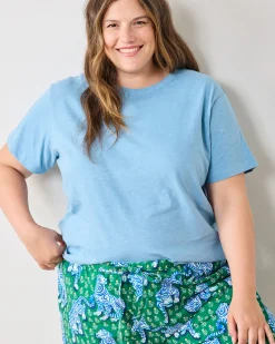 Saturday Tee in Sky Blue