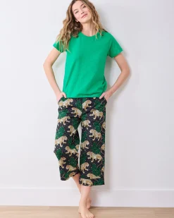 Saturday Tee- Knit T in Green Gumdrop