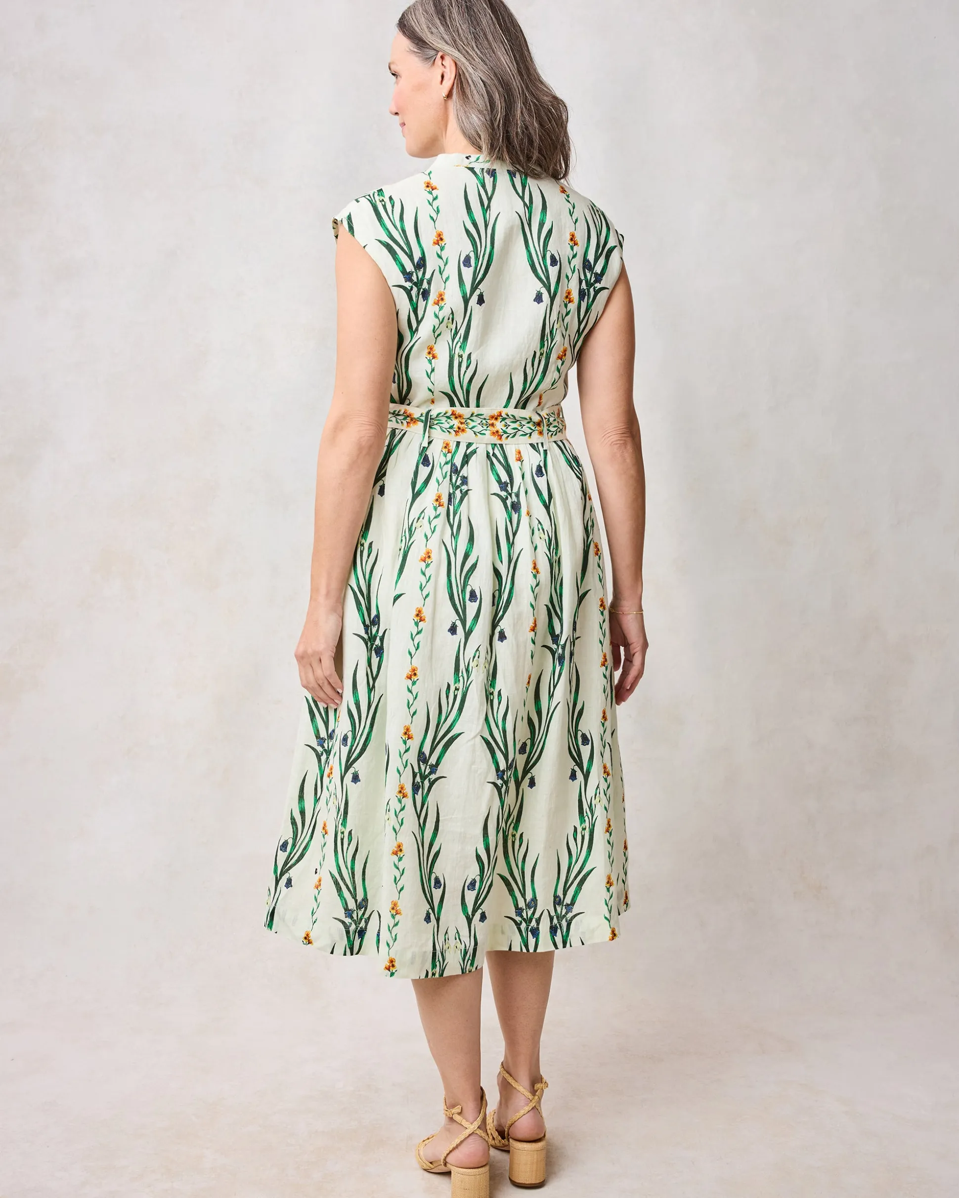 Selene Dress in Wildflower Vines