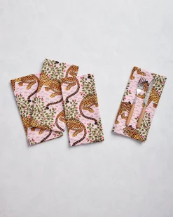 Set of 4 Dinner Napkins in Bagheera