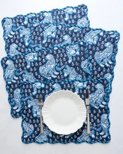 Set of 4 Placemats in Tiger Queen