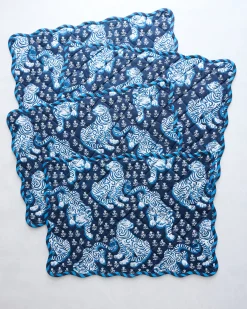 Set of 4 Placemats in Tiger Queen