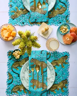 Set of 4 Placemats & Napkins Bundle in Bagheera