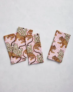 Set of 4 Placemats & Napkins in Bagheera