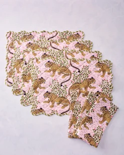 Set of 4 Placemats & Napkins in Bagheera