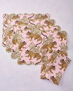 Set of 4 Placemats & Napkins in Bagheera
