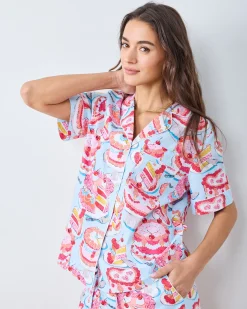 Short PJ Set Bundle in Mini Candy Hearts & Vintage Cakes