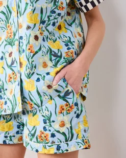 Short PJ Set in Dreamy Daffodil