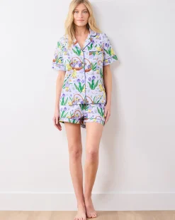 Short PJ Set in Egg Hunt