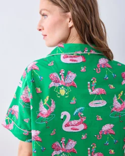 Short PJ Set in Flock Party