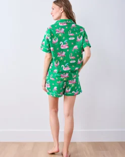 Short PJ Set in Flock Party