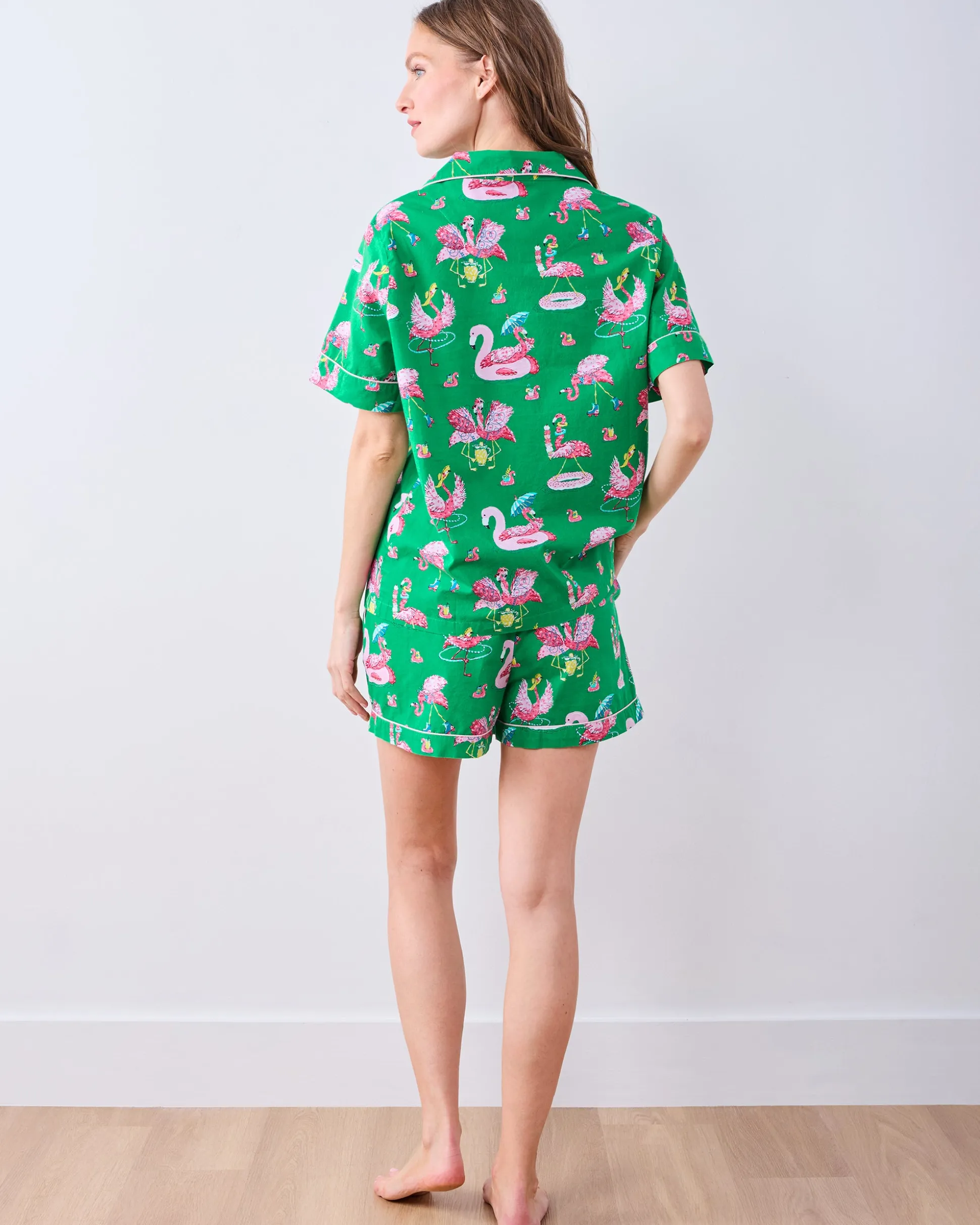 Short PJ Set in Flock Party