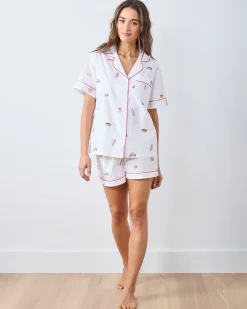 Short PJ Set in Freshly Baked
