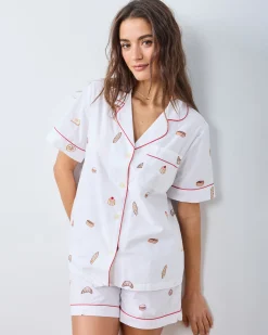 Short PJ Set in Freshly Baked