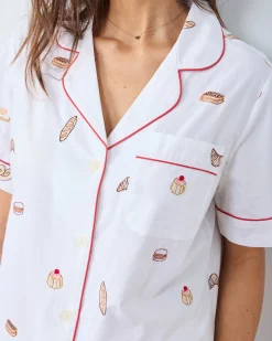 Short PJ Set in Freshly Baked