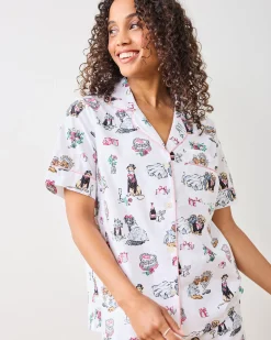 Short PJ Set in Fur Ever Yours