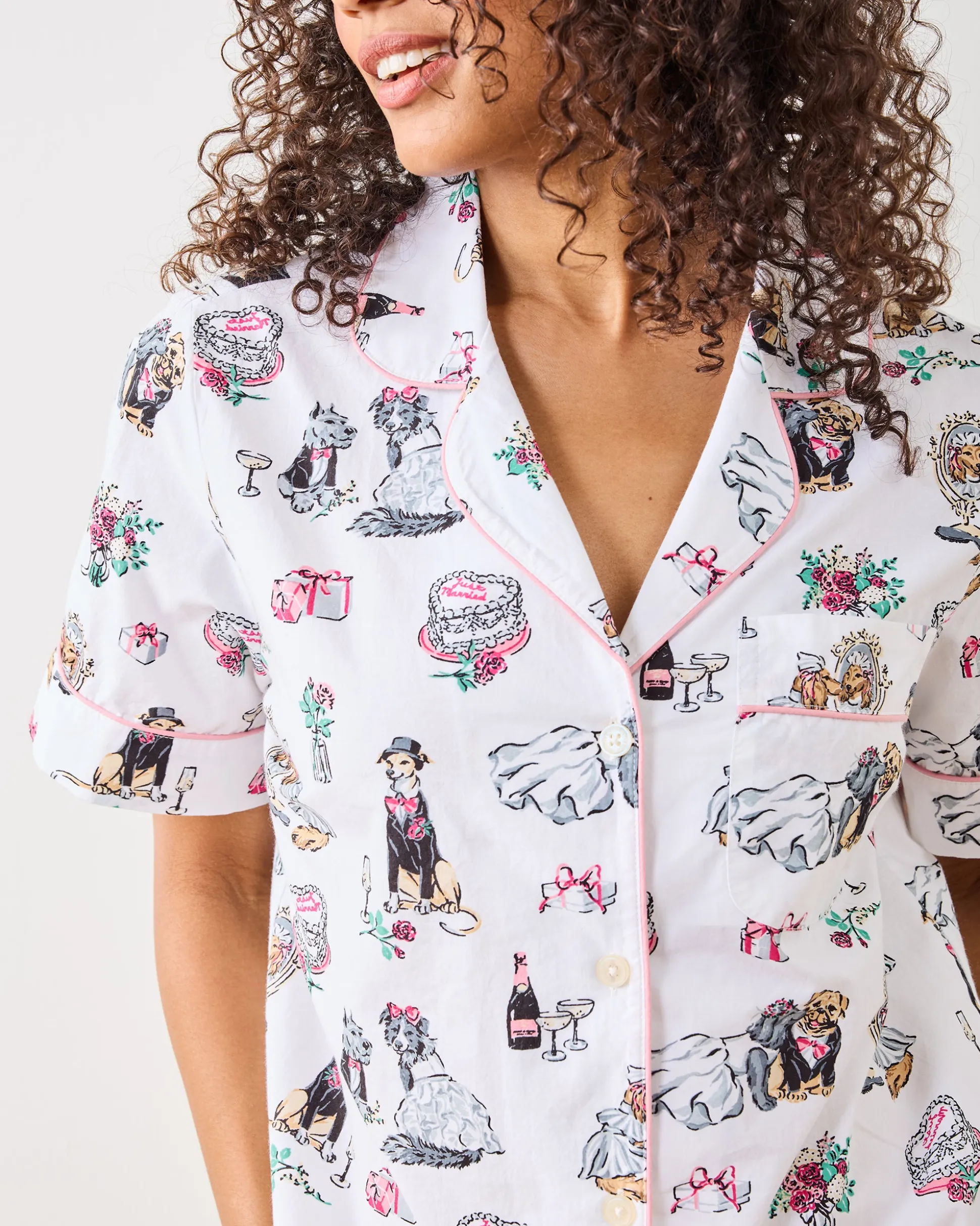 Short PJ Set in Fur Ever Yours