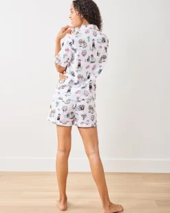 Short PJ Set in Fur Ever Yours