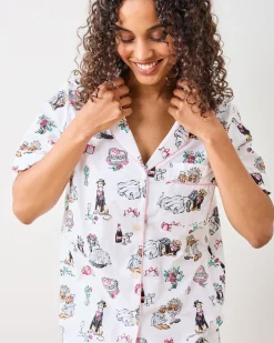 Short PJ Set in Fur Ever Yours