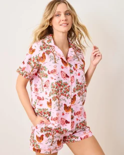 Short PJ Set in Hen House
