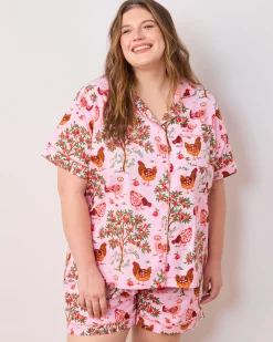 Short PJ Set in Hen House