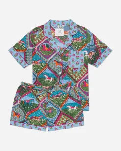 Short PJ Set in High Horse
