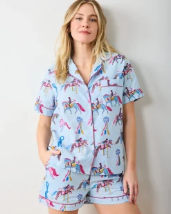 Short PJ Set in Horse Show