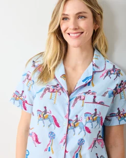 Short PJ Set in Horse Show