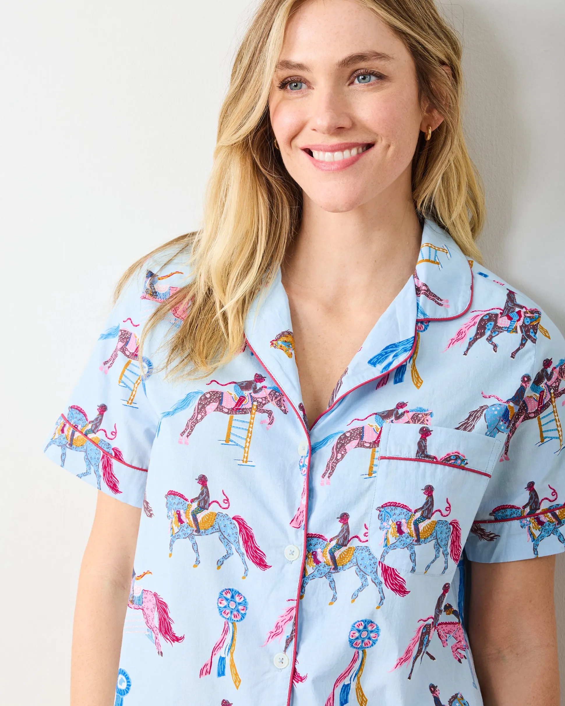 Short PJ Set in Horse Show