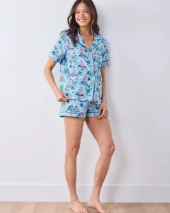 Short PJ Set in Lighthouse Keeper