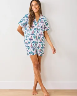 Short PJ Set in Lighthouse Keeper