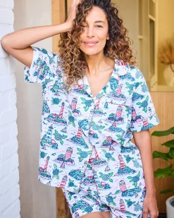 Short PJ Set in Lighthouse Keeper